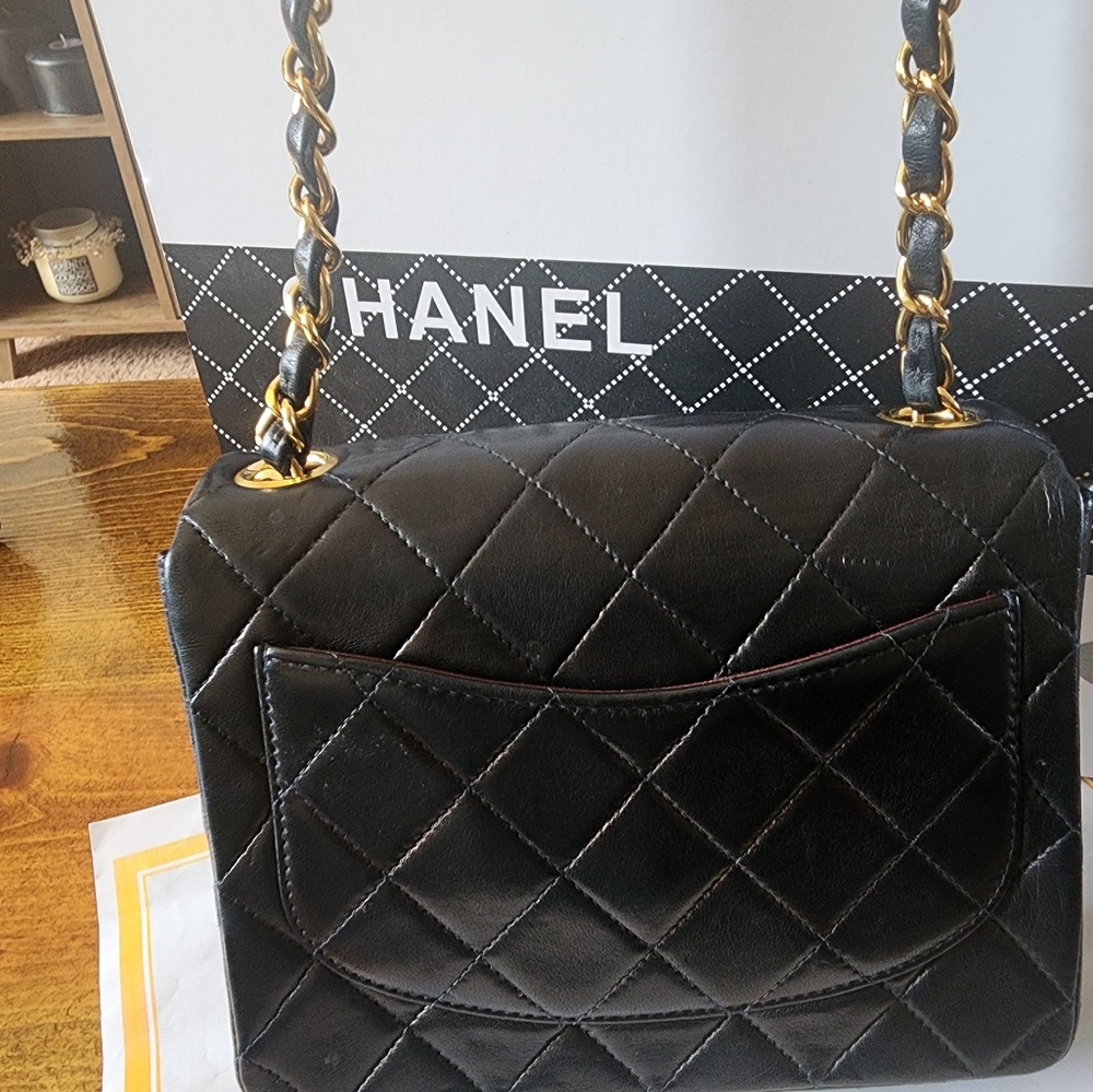 SOLD Authentic Chanel mini square bag - Picture 8 of 13